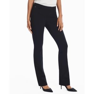 NWT WHITE HOUSE BLACK MARKET PONTE SLIM BOOTCUT PANTS SIZE 2S